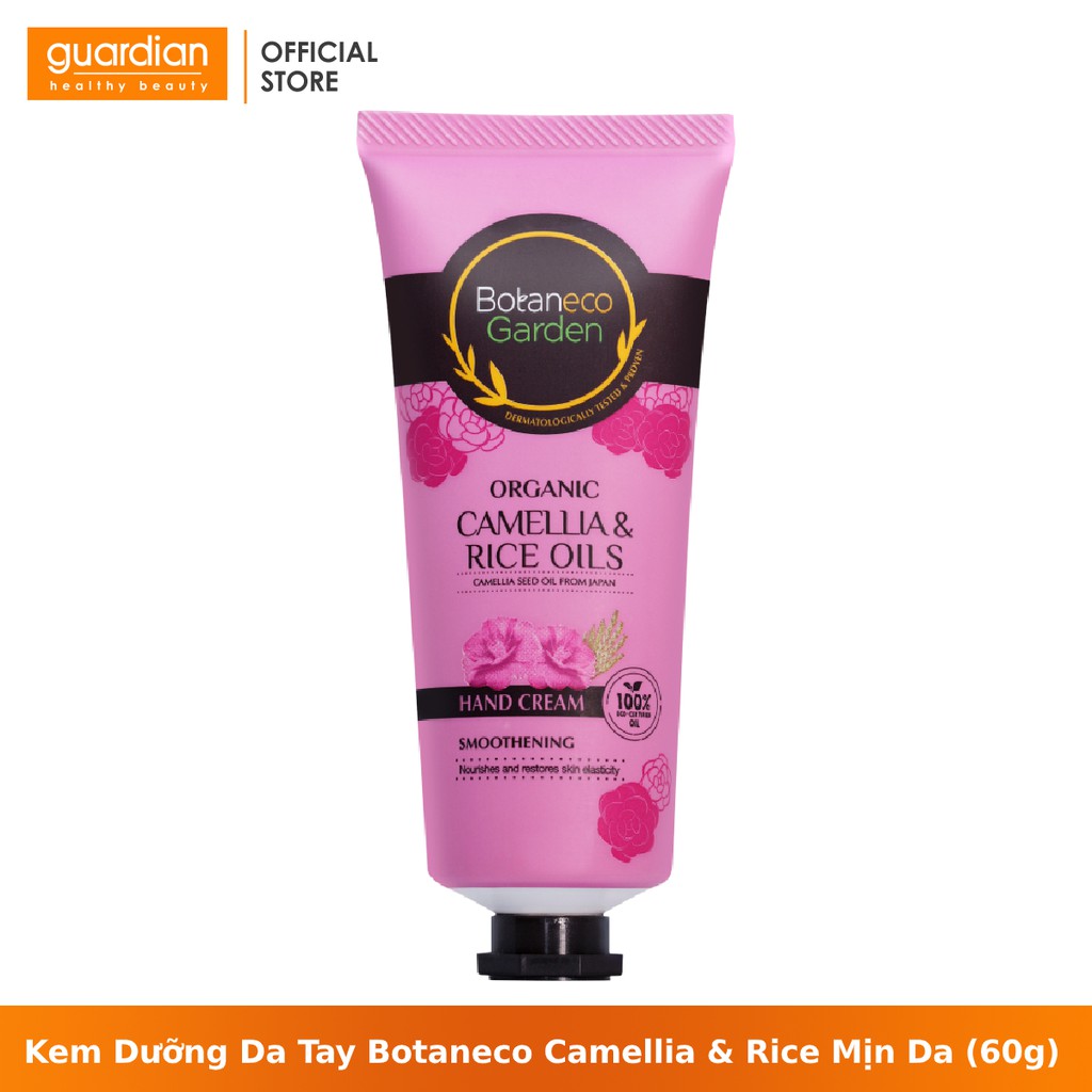 Kem Dưỡng Da Tay Botaneco Garden Camellia and Rice Chiết Xuất Dầu Hạt Hoa Trà Và Dầu Cám Gạo Hữu Cơ (60g) | BigBuy360 - bigbuy360.vn