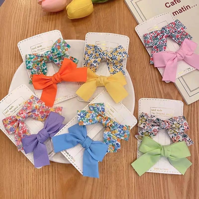Set 2 Kẹp Tóc Nơ Cho Bé