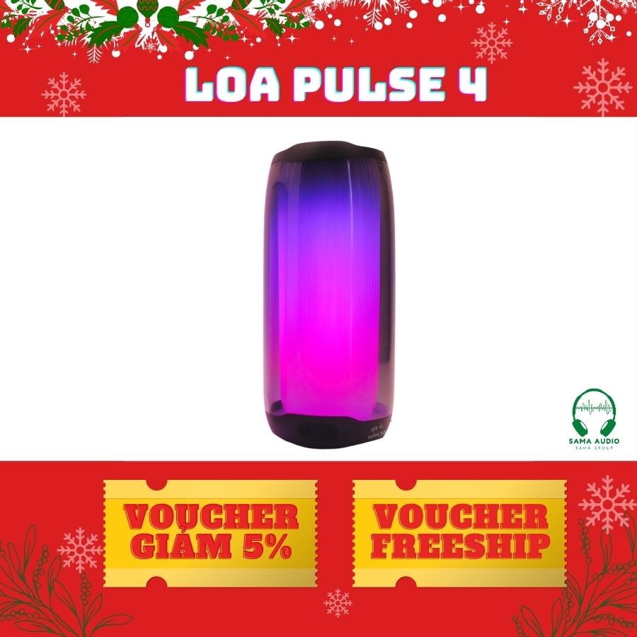 Loa Bluetooth Đèn Led Pulse 4 - Âm Thanh Sống Động - Ánh sáng Rực Rỡ - Hỗ Trợ Thẻ Nhớ SD / USB