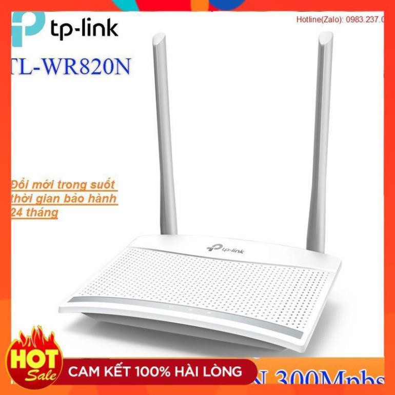 [Chính Hãng] Bộ Phát Wifi 2 Râu TPLink 820N -Router Wi-Fi Chuẩn N Tốc Độ 300Mbps-Hàng Chính Hãng BH 24 tháng