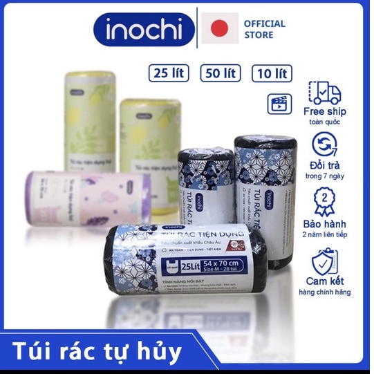 (kho sỉ) Túi nilon đựng rác có mùi thơm Soji Inochi hàng chất lượng cao cấp