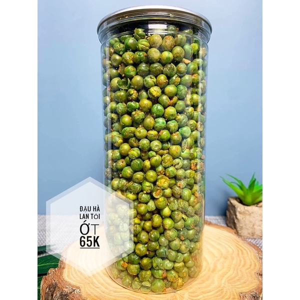 ĐẬU HÀ LAN RANG TỎI ỚT HŨ 400GR - Lùn Con Food