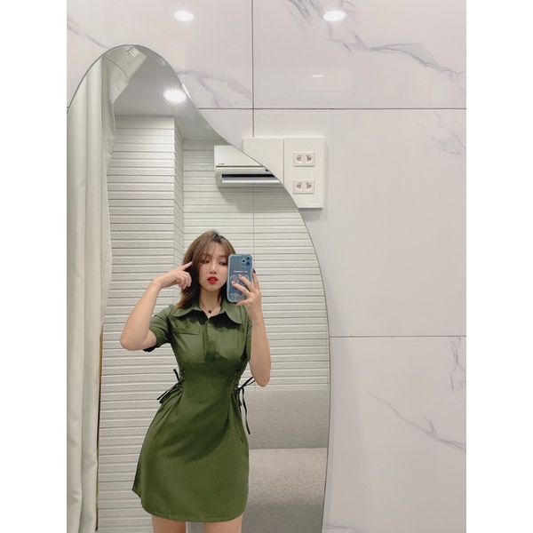 BIGSIZE B40 - ĐẦM POLO CỔ TRỤ 2 MÀU