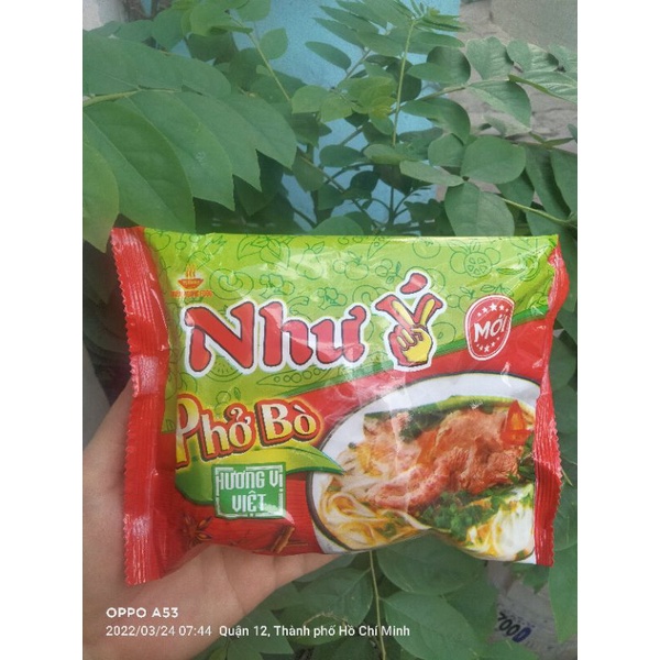 Thùng 30 gói phở bò Như ý Vị Hương 65gr