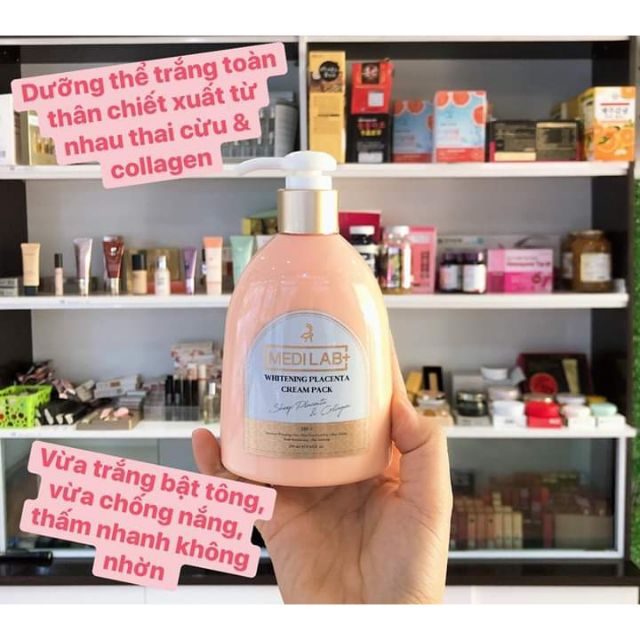 Dưỡng trắng toàn thân nhau thai cừu Hàn Quốc-Lien shop cosmetic