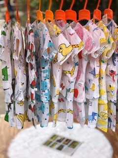 Bộ cotton giấy cộc tay cho bé