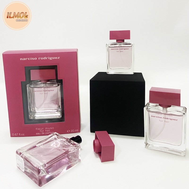 [Auth 100% minisize ] Nước hoa nữ Narciso Rodriguez Fleur Musc For Her EDP size 20ml - Narciso hồng đậm 20ml