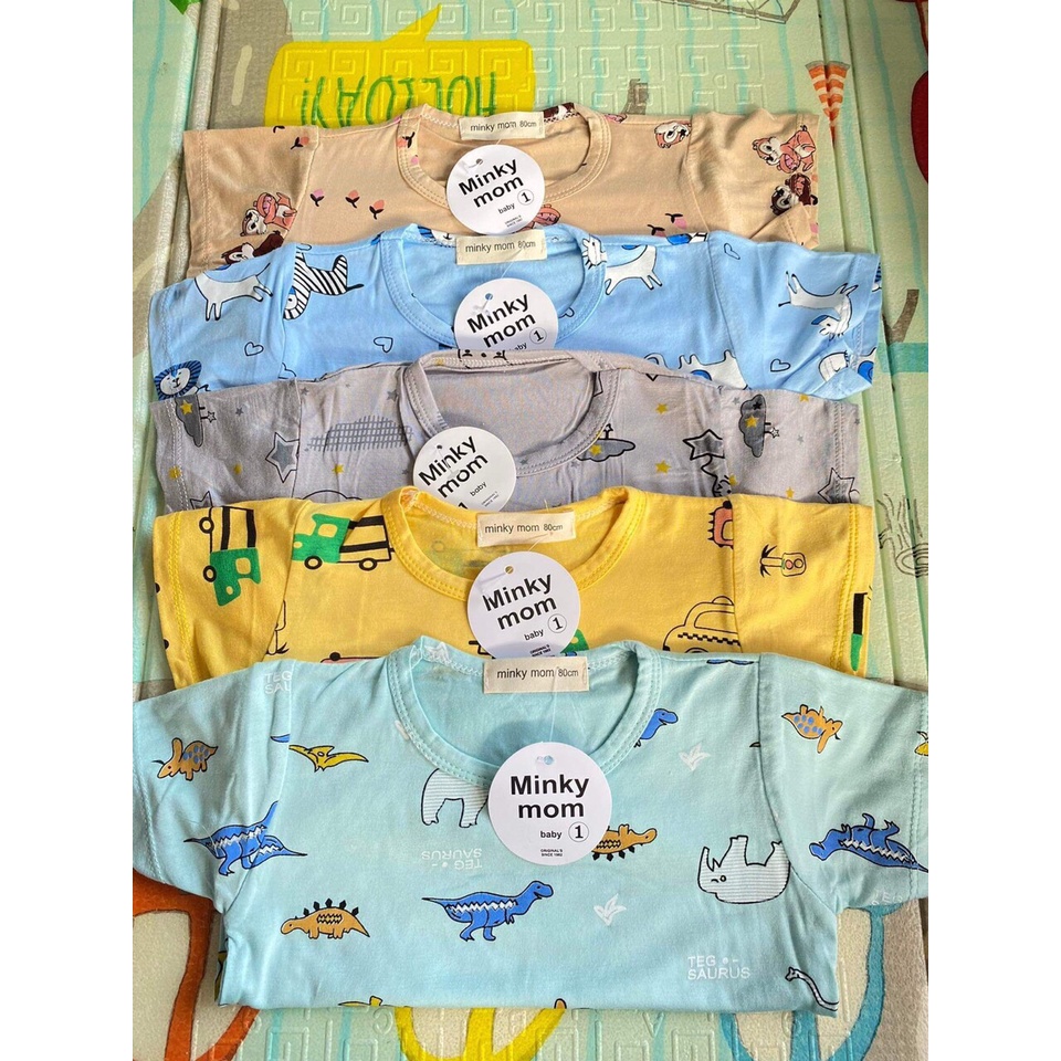 Bộ cộc tay thun lạnh size 2: 7-9kg cho bé.XẢ LỖ