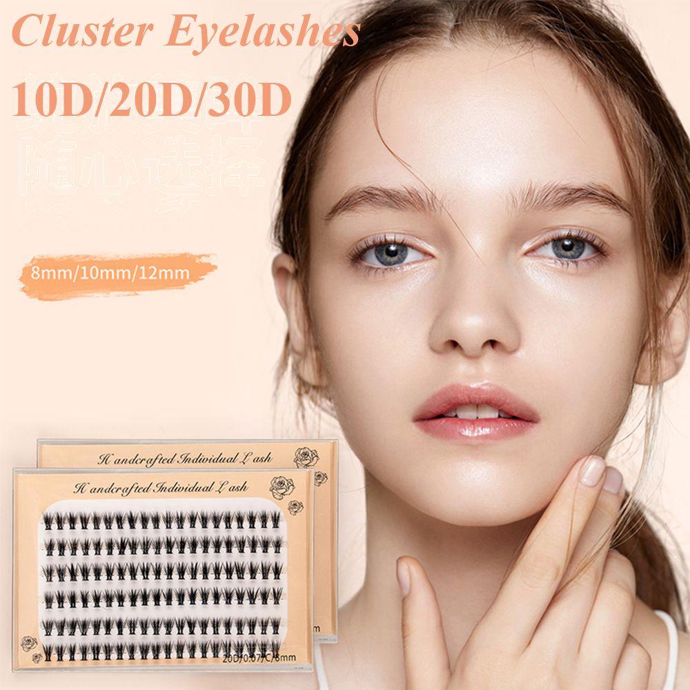 OCEANMAP Hộp 120 Cụm Lông Mi Giả Nối Dài Trang Điểm Tiện Lợi
