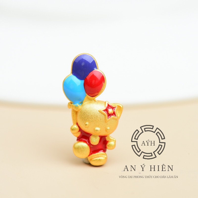 Charm Gấu ôm bóng bay #C453( An Ý Hiên)