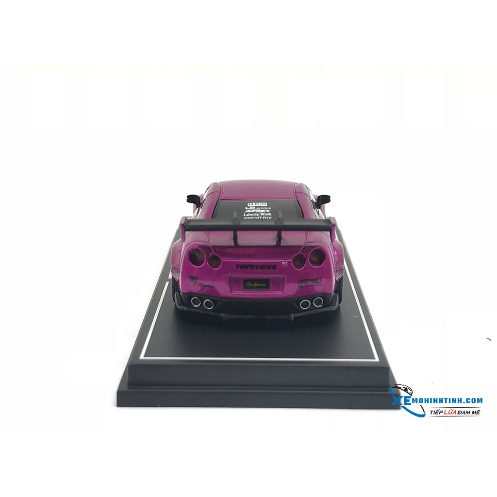 Xe Mô Hình Nissan GTR- R35 LB 1:64 Liberty Walks ( Hồng )