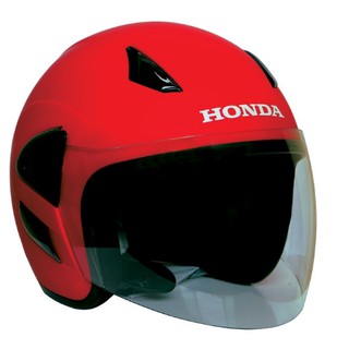 [CHÍNH HÃNG Honda] Mũ bảo hiểm 3/4 Đỏ mờ (Sơn nhám) chính hãng bảo hành 6 tháng