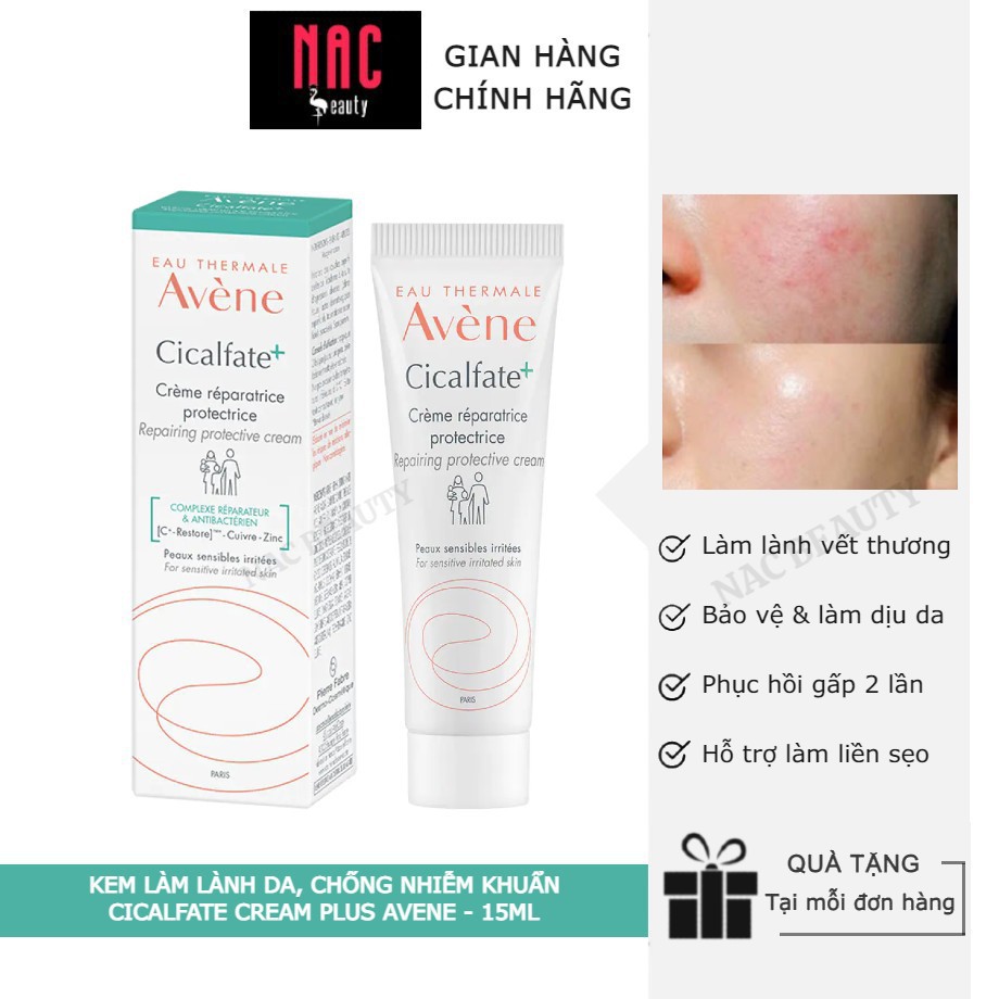 KEM DƯỠNG PHỤC HỒI DA Avene Cicalfate Restorative Skin Cream 40ml