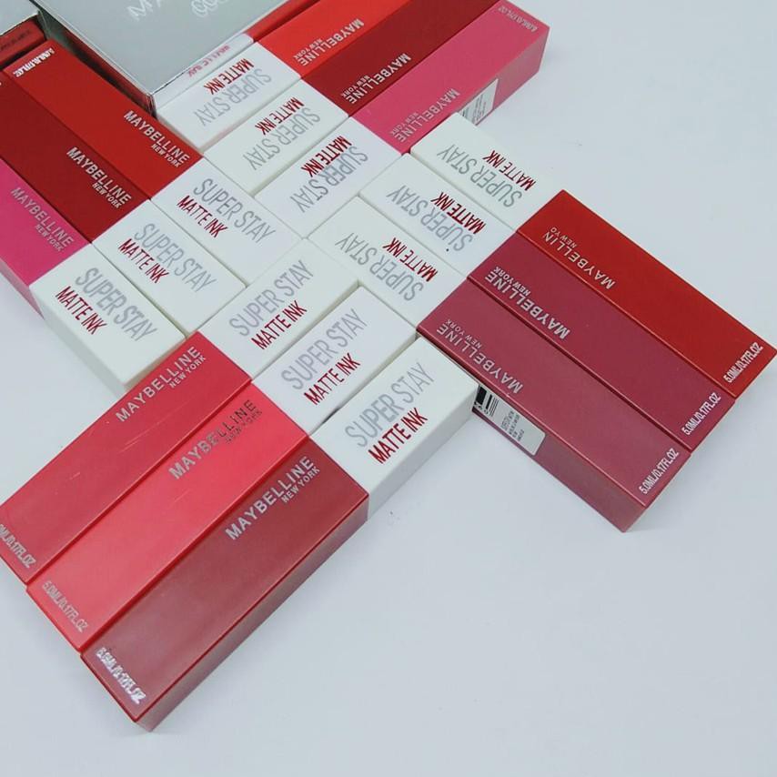 (hàng Mới Về) Set 3 Son Môi Maybelline Lên Màu Lì Đẹp