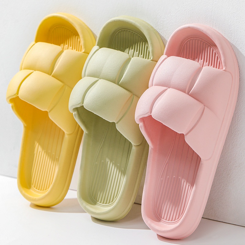 Dép CHAO Quai Ngang Bánh Mì Unisex, cực nhẹ êm chân, dép quai ngang nữ sang chảnh A108 Warm&amp;Cute