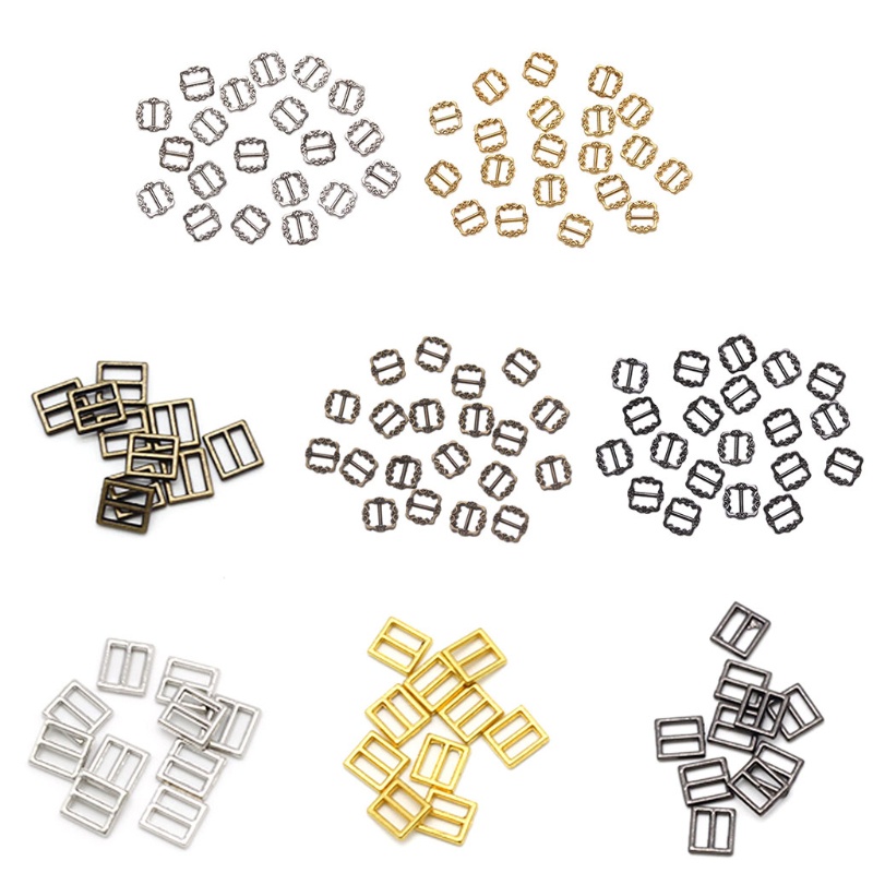 Set 20 Nút Cài Bằng Vải Trang Trí Búp Bê Giảm Căng Thẳng