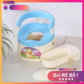 Bô vệ sinh cho bé có ngai tựa lưng Việt Nhật