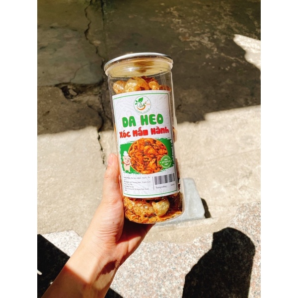 DA HEO MẮM HÀNH_ Lon pet 160gr_ ĂN LÀ MÊ NGAY - Vệ Sinh ATTP