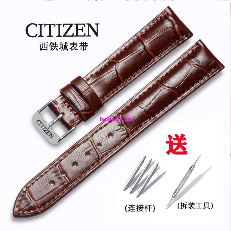 Dây Đeo Đồng Hồ CITIZEN CITIZEN Energy Kinetic Bằng Da Bò Có Khóa Cài Thông Dụng Cho Nam Và Nữ