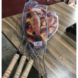 Vỉ nướng cá thịt có tay cầm