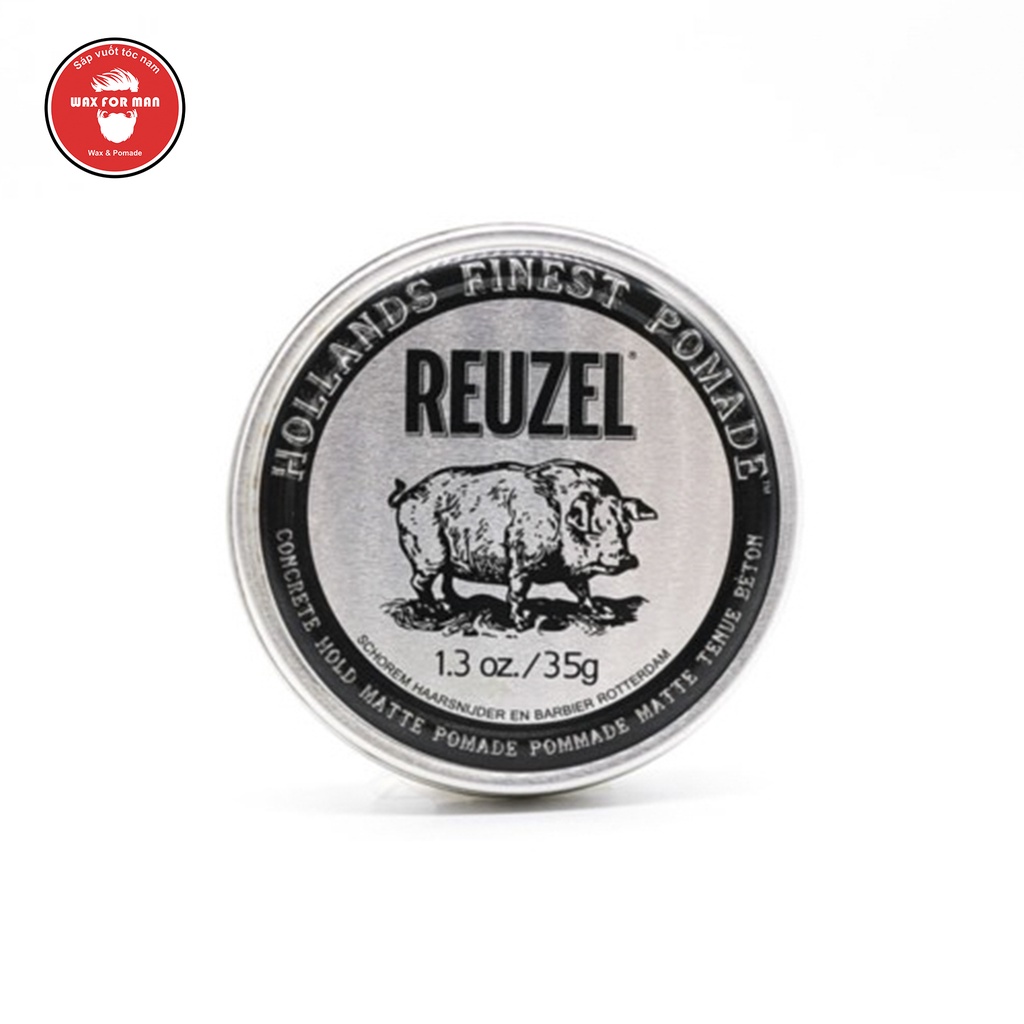 Sáp vuốt tóc Reuzel Concrete Hold Matte Pomade
