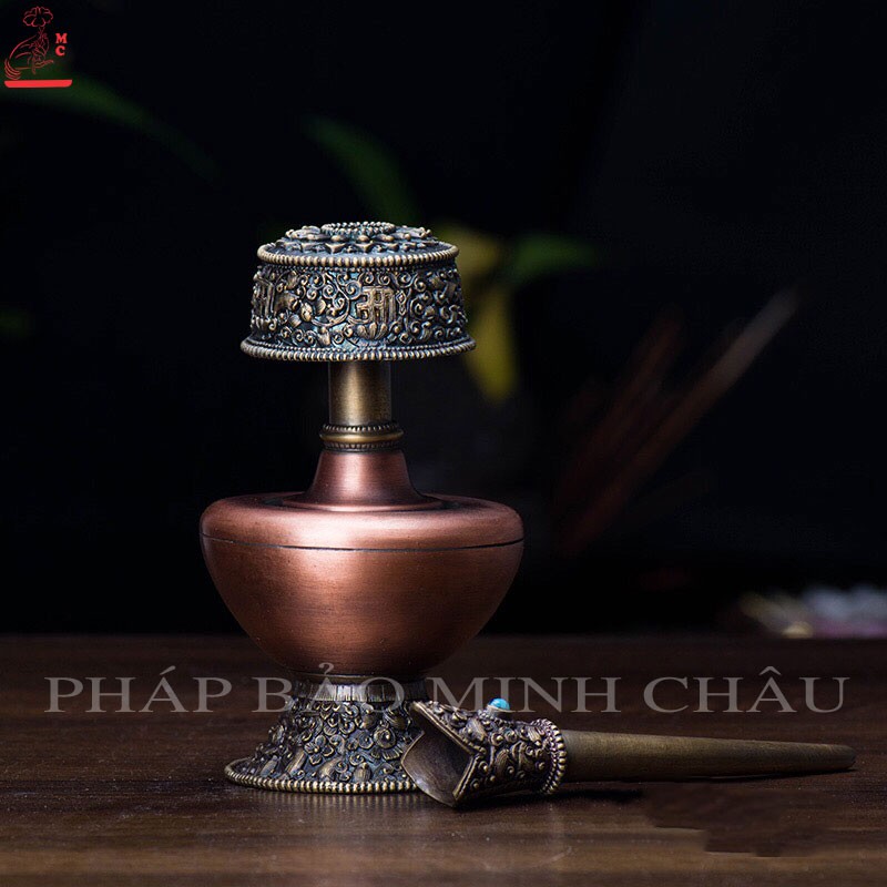 BÌNH SÁI TỊNH KHÔNG VÒI TO - NHỎ (ĐỎ ĐỒNG)