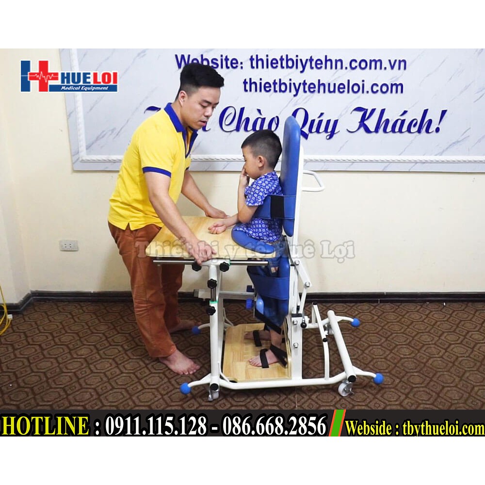 Ghế tập đứng cho trẻ bại não -Tập đứng cho trẻ em bại não - Ghế tập ngồi cho trẻ bại não