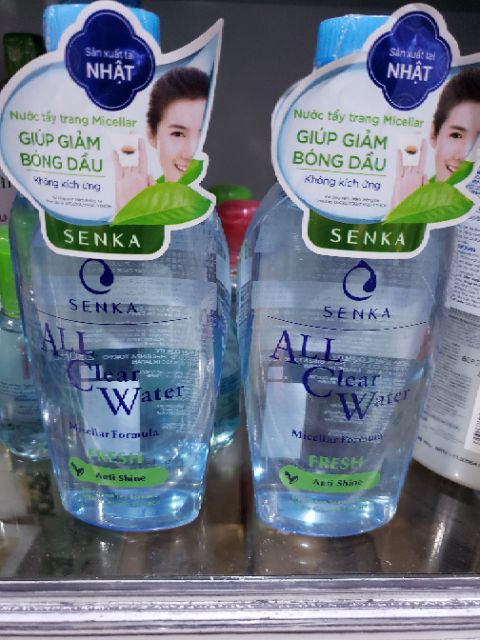 Nước tẩy trang Senka All Clear Water Fresh 230ml