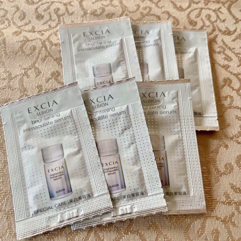 Mẫu dùng thử tinh chất dưỡng trắng da ALBION EXCIA BRIGHTENING IMMACULATE SERUM dạng gói 1.5ml