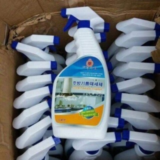 CHAI XỊT LAU BẾP HÀN QUỐC 500ml CHAI TRẮNG CÓ KÈM ĐẦU XỊT
