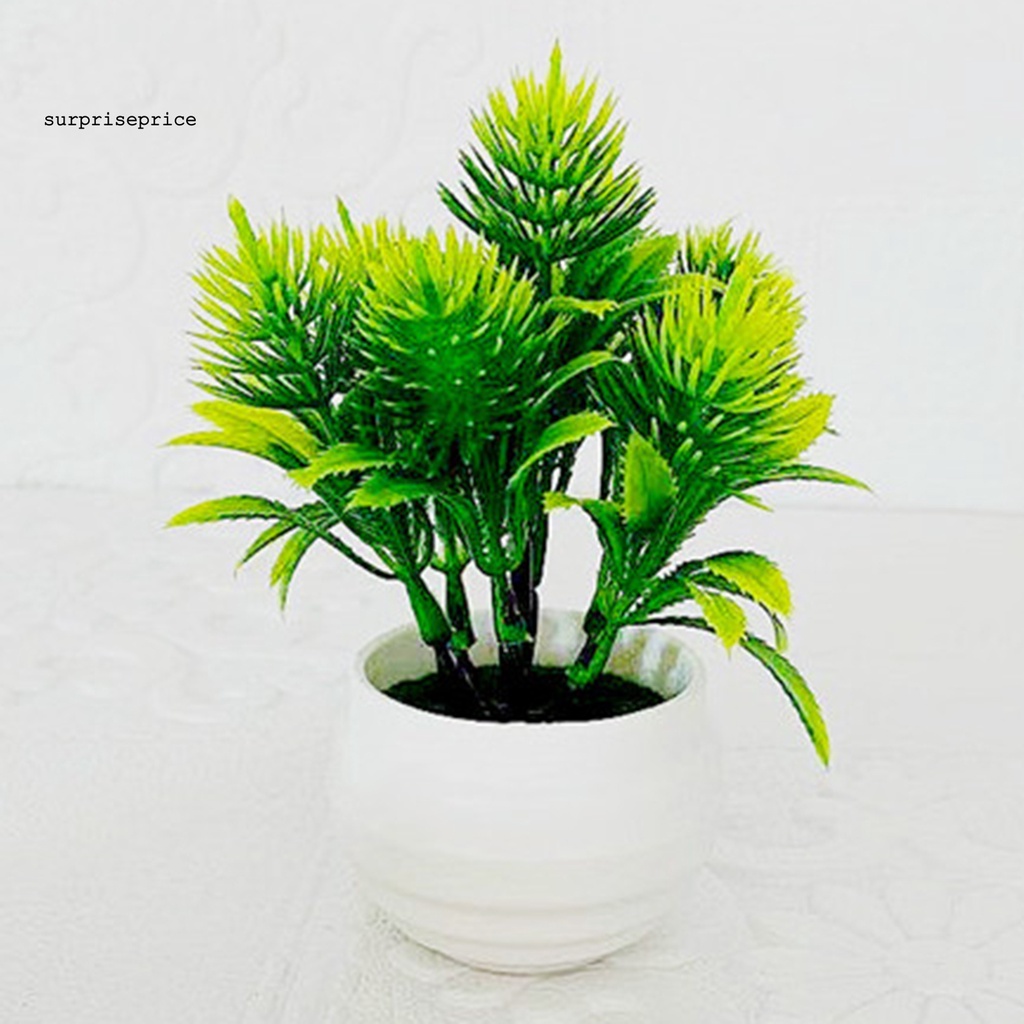 1 bộ cây bonsai nhân tạo bằng nhựa cỡ lớn không phai màu trang trí nhà cửa