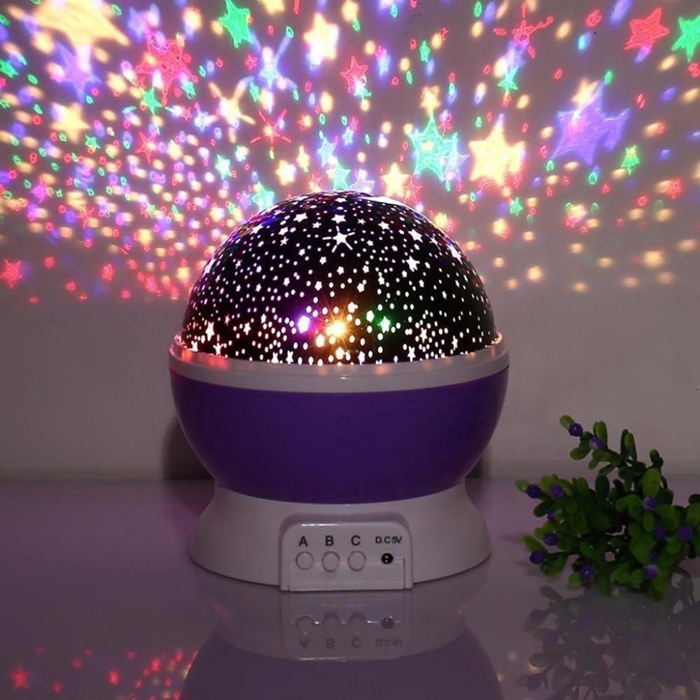 [FREESHIP] Đèn Ngủ Chiếu Sao Vũ Trụ Độc Đáo Xoay 360 Độ, Đèn Ngủ Chiếu Sáng Cực Đẹp Phát Ra Nhiều Màu.