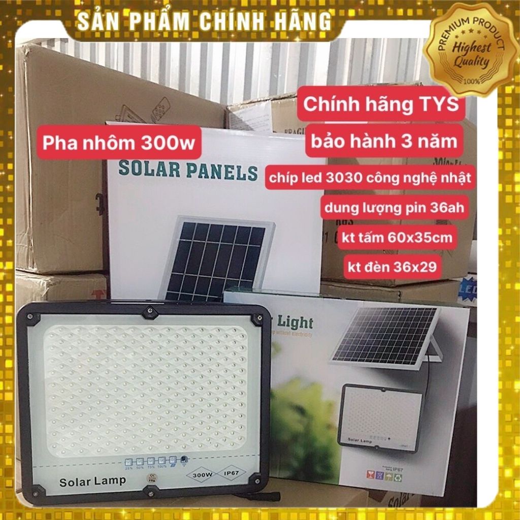 Đèn năng lượng mặt trời, đèn chống lóa Solar Lamp, khung nhôm 100W,200W