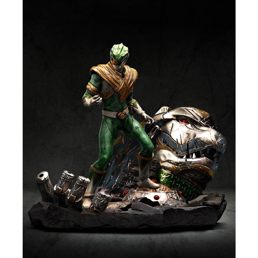 File in 3D Power Rangers Green Ranger
