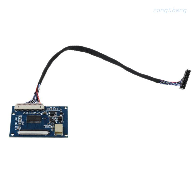 1 Bộ Bảng Mạch Điều Khiển 20Pin 1-ch LVDS Đầu Vào Sang Cổng 50Pin TTL Kèm Cáp