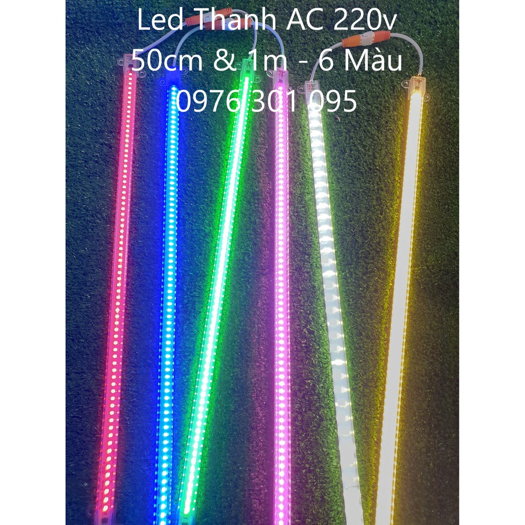 Đèn Led Thanh 220V Dài 30cm/50cm/1m