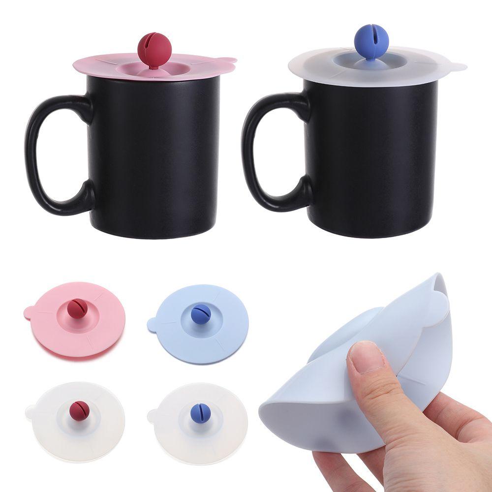 Nắp Đậy Cốc Trà / Cà Phê Bằng Silicone Chống Bụi