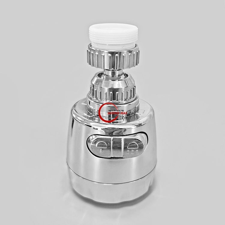 Đầu Vòi Nước Tăng Áp Dài/Ngắn Xoay 360 Độ , 2 Chế Độ Chảy
