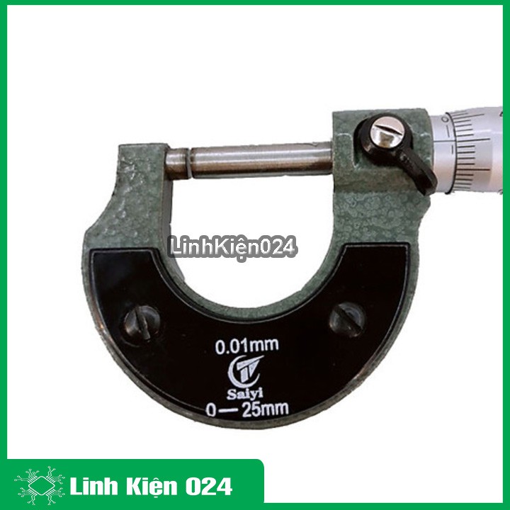 Panme Đo Ngoài 0-25mm Độ Chính Xác Cao (Sai Số 0.01mm)
