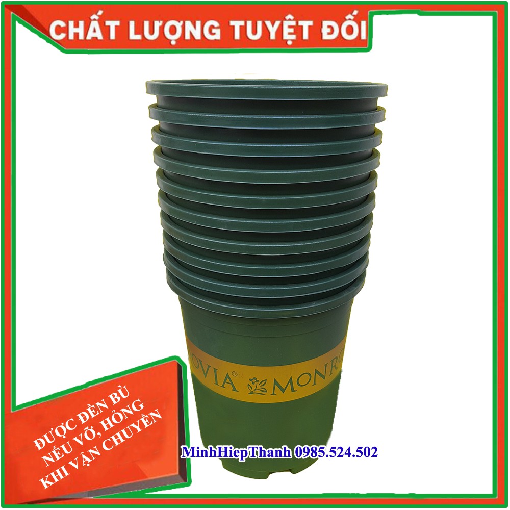 combo 10 chậu Chậu Nhựa Trồng Cây Cao Cấp Monrovia 5GAL (chậu 5gallon)