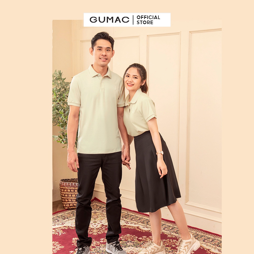 [Mã WABRGUM giảm 10% tối đa 30K đơn 99K] Áo nữ thời trang GUMAC polo thêu ATC01035