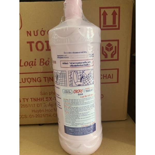 [HCM] Nước Tẩy Rửa Toilet Okay Thái Lan 960ml