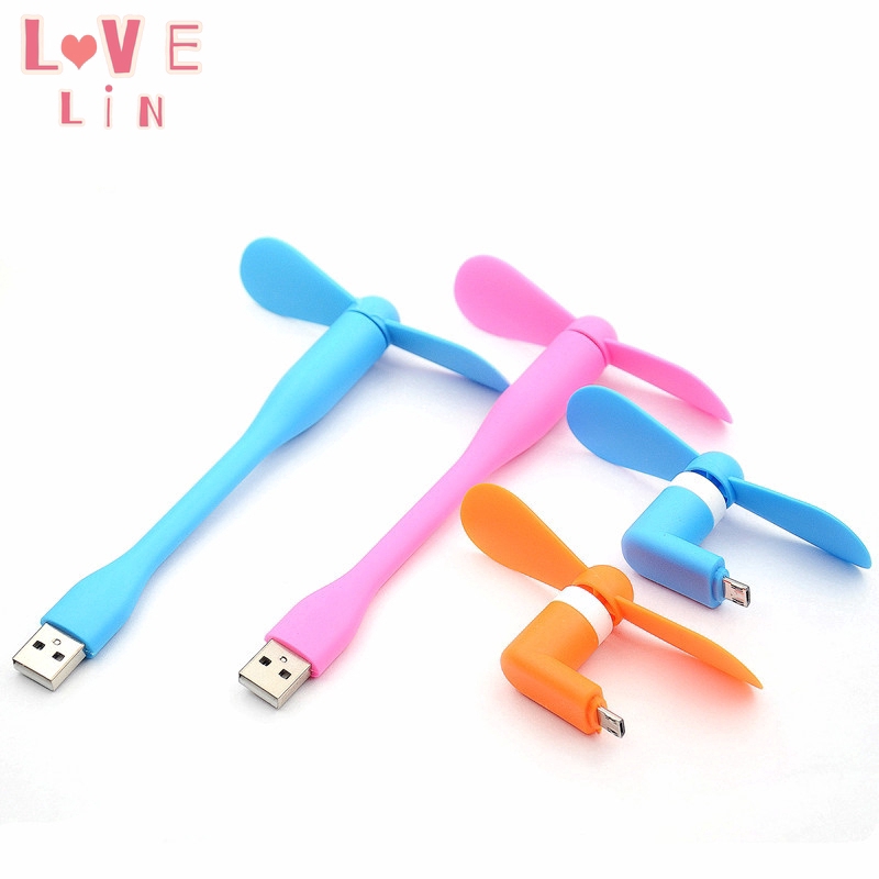 【Lovelin】USB small fan custom mobile phone summer portable electric student handheld charging treasure mini electric fan wholesale