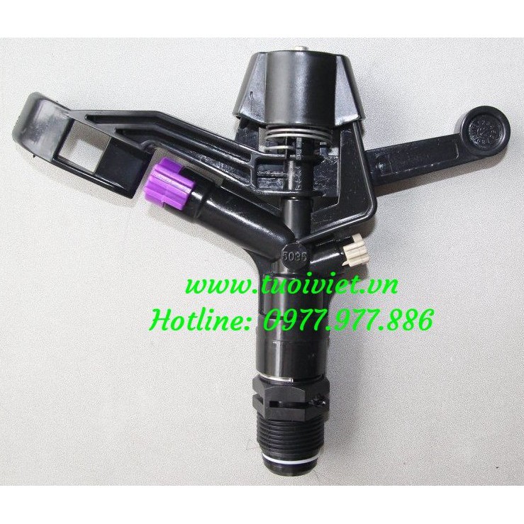 Béc tưới cánh đập ren ngoài phi 27 nắp chụp