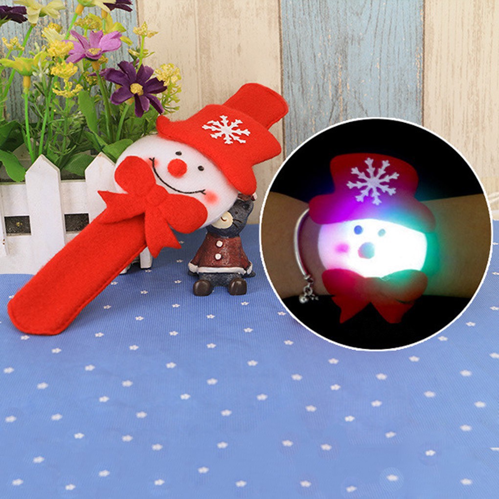 Vòng đeo tay có đèn LED phong cách Giáng Sinh cho trẻ em