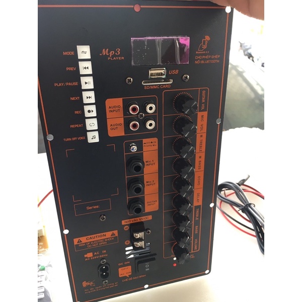 Mạch loa kéo bass 30 40 công suất 60W.