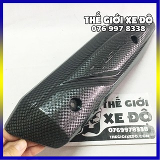 Ốp pô Vision cacbon - phụ kiện đồ chơi trang trí ốp carbon pô xe Vision 2014 - 2015 - 2016 - 2017 - 2018 - 2019 - 2020