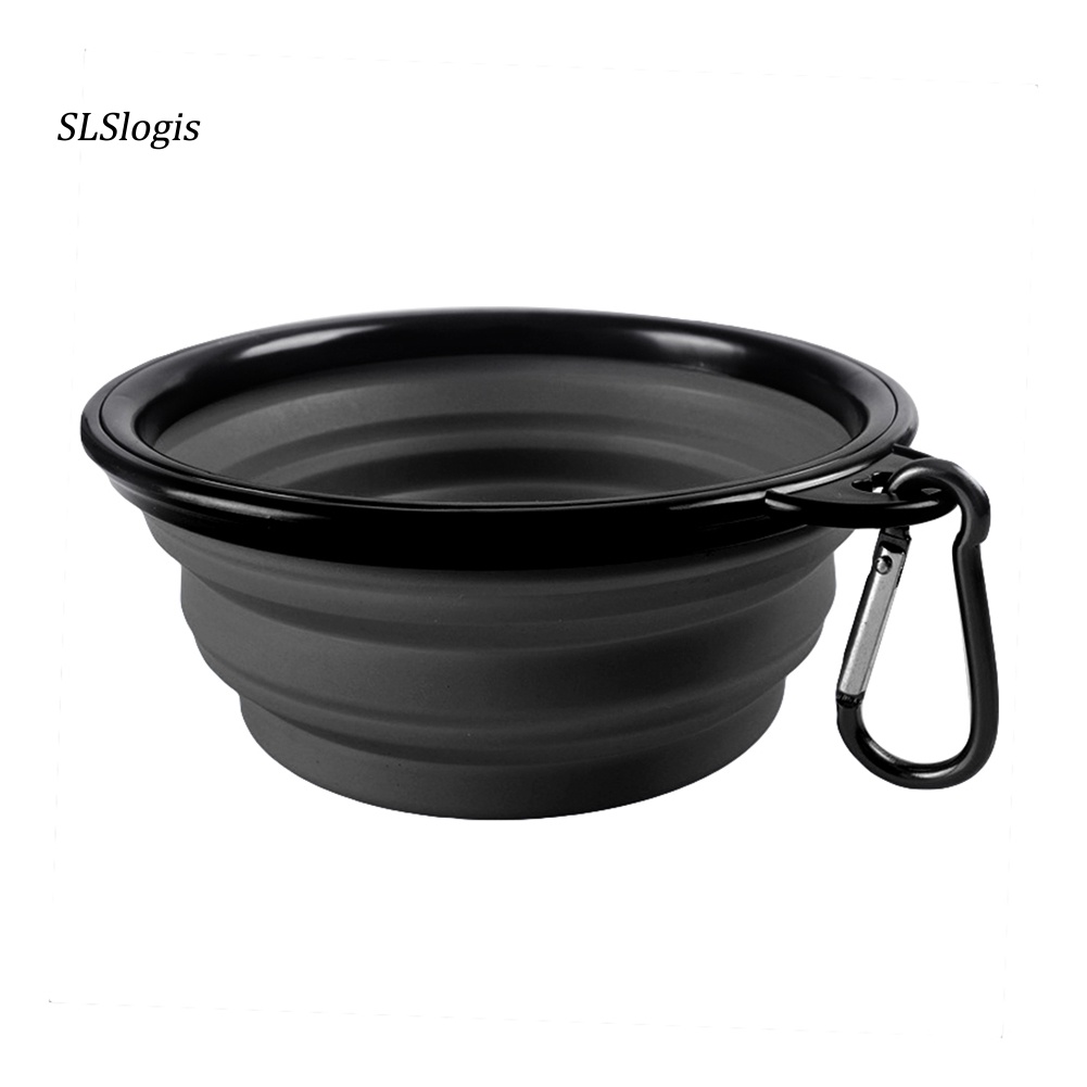 Cốc Đựng Thức Ăn / Nước Uống 2 Trong 1 Có Thể Gấp Gọn Tiện Lợi Cho Thú Cưng