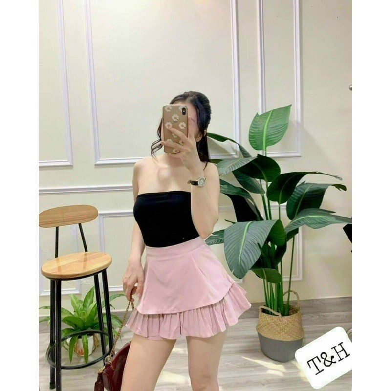 Chân váy ôm chữ A thun cony xẻ tà ngắn hotgirl hàng đẹp | BigBuy360 - bigbuy360.vn