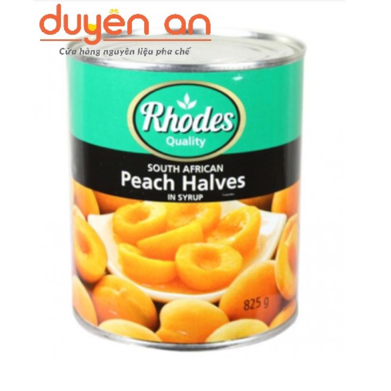 Đào Ngâm Rhodes Lon 825g